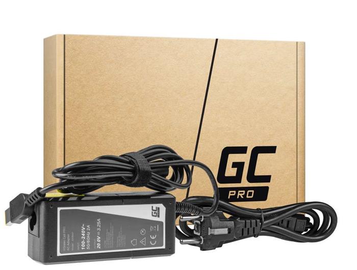 Green Cell PRO Charger / AC Adapter 20V 3.25A 65W for Lenovo B50-80 G50 G50-30 V130-15IKB V310-15IKB IdeaPad S500 Think