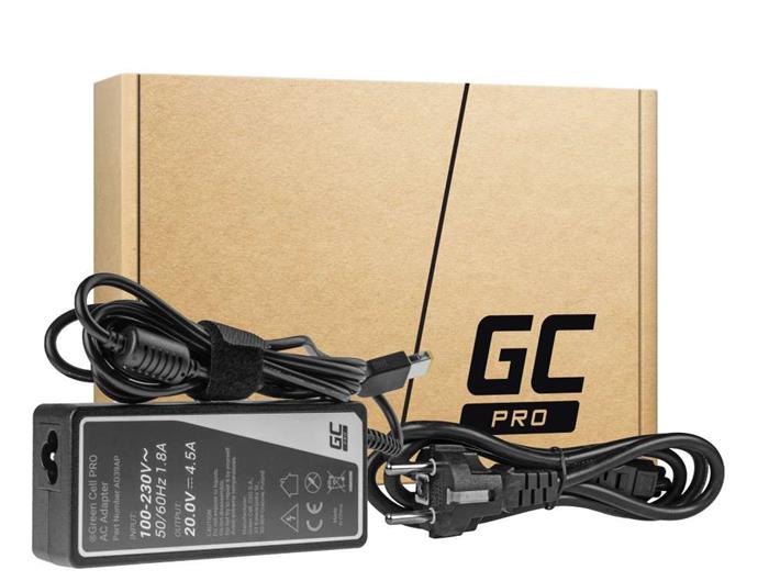 Green Cell PRO Charger / AC Adapter 20V 4.5A 90W for Lenovo G500 G500s G510 Z51-70 IdeaPad Z510 Z710 ThinkPad T440s T46