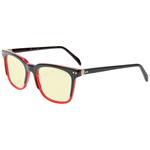 GUNNAR kancelářske/herní brýle DIABLO 4 LILITH COLLECTOR'S EDITION ONYX/RED * jantárová skla * BLF 65 * GUNNAR focus
