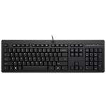 HP 125 drátová klávesnice, USB, CZ, černá