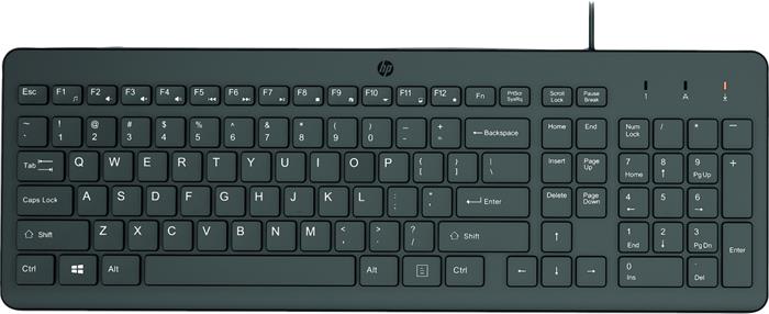 HP 150, klávesnice, USB, UK, černá