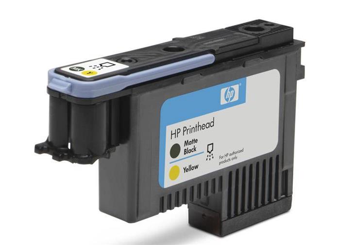 HP 72, černá a žlutá tisková hlava C9384A