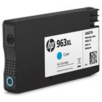 HP 963XL Inkoustová náplň azurová (cyan, 1600p) pro HP OfficeJet Pro 9010, 9013, HP OfficeJet Pro 9020