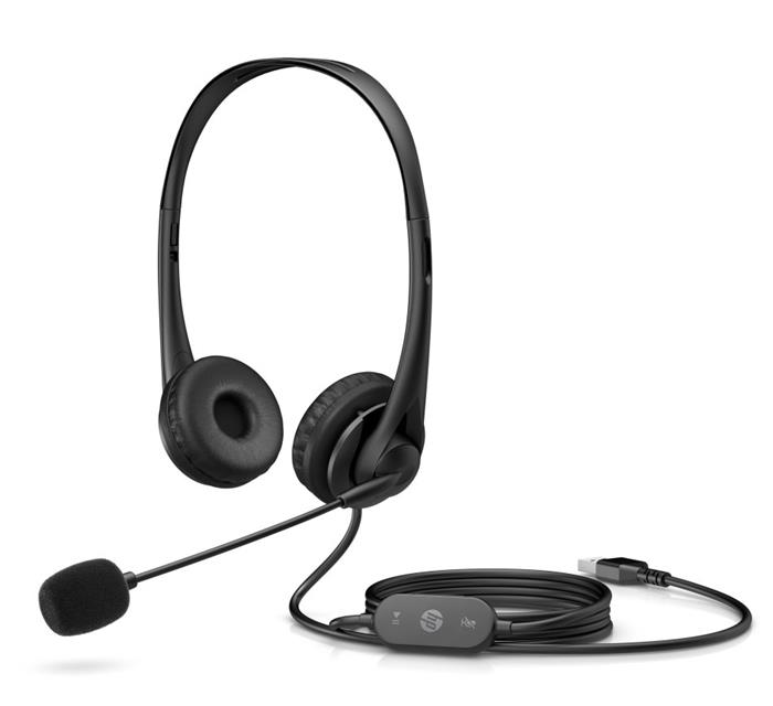 HP Stereofonní náhlavní soustava USB G2