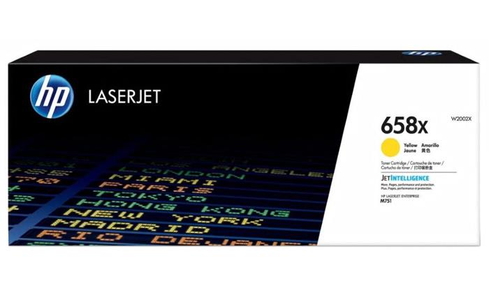 HP toner 658X (yellow, 28 000str.) pro HP Color LaserJet Enterprise M751