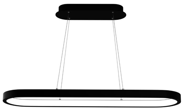 IMMAX NEO HIPODROMO SMART závěsné svítidlo 120x30cm 42W černé