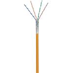 Kabel FTP kulatý, kat. 5e, Eca, 100m, lanko, oranžový
