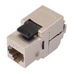 Keystone Solarix 10G Cat 6a STP RJ45 černý samořezný 