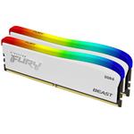 Kingston FURY Beast RGB 2x8GB DDR4 3600MHz CL17 DIMM, bílá