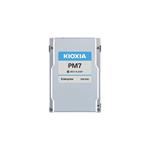 Kioxia Enterprise SSD, PM7-R SED Series, 3840 GB, PWPD:1, SAS 24Gbit/s, 2,5" 15mm, 4200/3650 MB/s, 720/155K IOPS