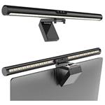 LED svítidlo na monitor 5W, 3000 - 6000 K, černé, 42cm, USB, stmívatelné