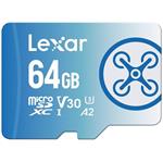 Lexar FLY 64GB microSDXC paměťová karta, UHS-I U3 A2, 160R/60W