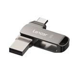 Lexar JumpDrive D400 32GB flash disk, USB + USB-C