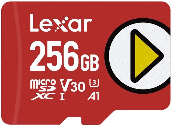 Lexar PLAY 256GB microSDXC karta, UHS-I U3 V30 A2, 205R/140W