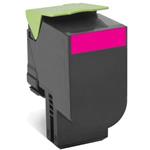 Lexmark originální toner 80C2HME, magenta, 3000 stran