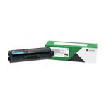 Lexmark originální toner C3220C0, cyan, 1500str., return