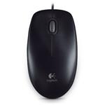 Logitech B100, optická 3-tlačítková myš, 800dpi, USB, černá