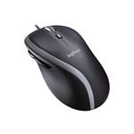 Logitech M500s, ergonomická optická myš, USB, černá