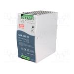 Mean Well  SDR-240-24  Průmyslový napájecí spínaný zdroj 24V 240W na DIN