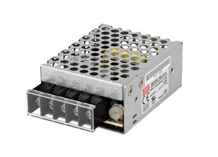 MEANWELL RS-15-24, Průmyslový napájecí zdroj 24V 15W