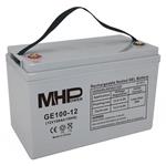 MHPower GE100-12, Gelový akumulátor 12V/100Ah, Terminál T3 - M8, Deep Cycle