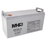 MHPower GE120-12, Gelový akumulátor 12V/120Ah, Terminál T3 - M8, Deep Cycle