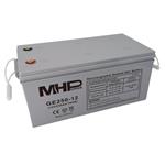 MHPower GE250-12, Gelový akumulátor 12V/250Ah, Terminál T3 - M8, Deep Cycle