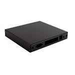 Montážní krabice CASE1D4BLKU, USB, 4x LAN, černá