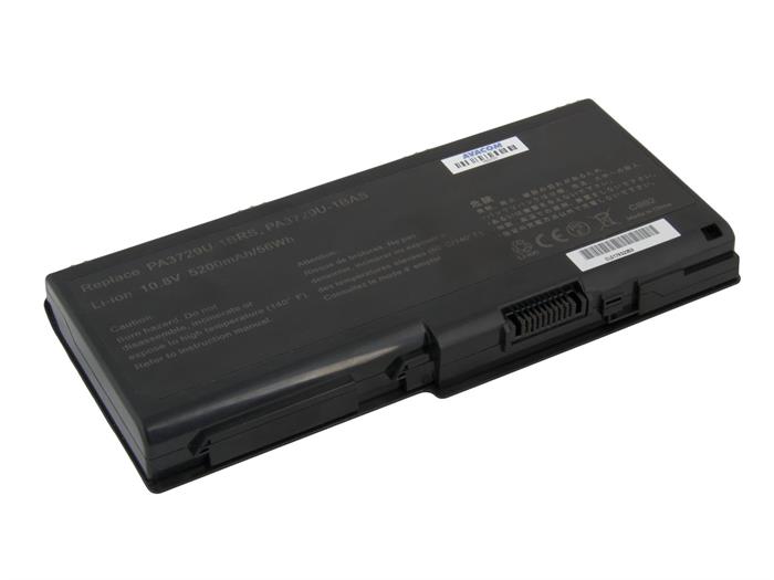 Náhradní baterieToshiba Qosmio X500, Satellite P500 Series Li-Ion 10,8V 5200mAh 56Wh