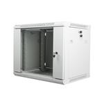 Nástěnný rack 19'' 9U 600X450mm šedý