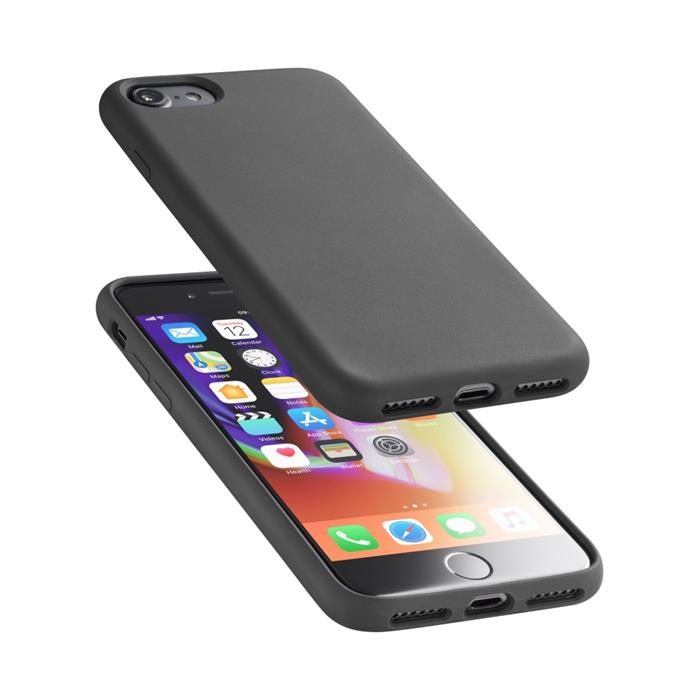 Ochranný silikonový kryt CellularLine SENSATION pro iPhone 8/7, černý