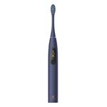 Oclean X Pro Navy Blue elektrický zubní kartáček, sonický, 3 režimy, SMART display, tmavě modrý