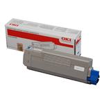 OKI 44315307, azurový toner do C610, 8000 stran