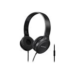 Panasonic stereo sluchátka RP-HF100ME-K, 3,5 mm jack, černá
