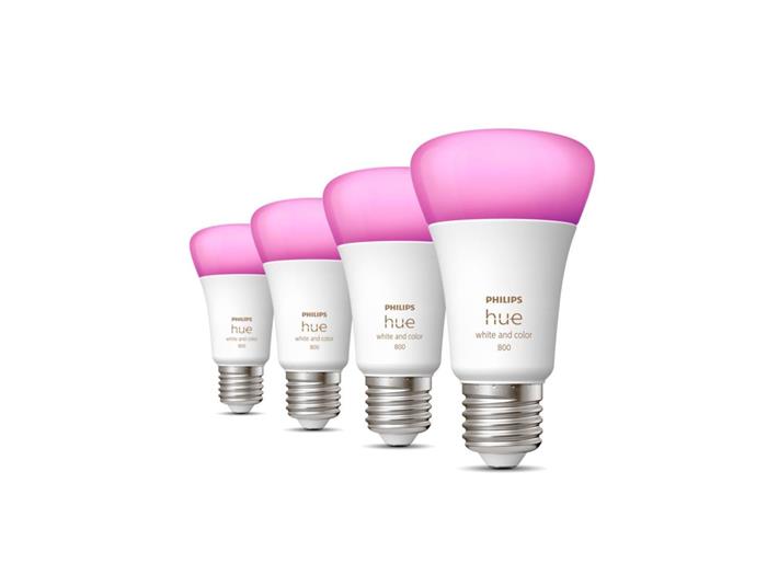 Philips Hue White and Color Ambiance 6.5W 800 E27 4ks
