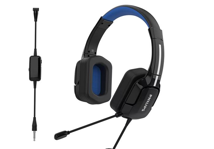 Philips TAGH301BL, herní headset, 3.5mm jack