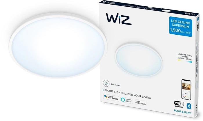 PHILIPS WiZ SuperSlim Stmívatelné stropní svítidlo 16W - bílá