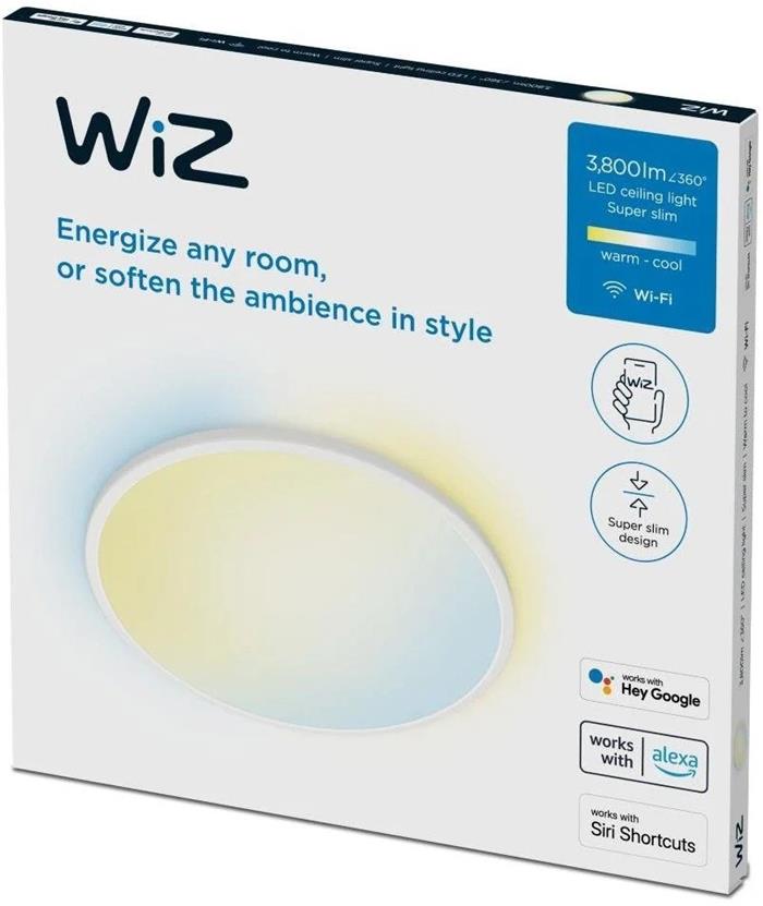 PHILIPS WiZ SuperSlim Stmívatelné stropní svítidlo 32W - bílá