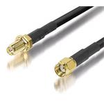 Pigtail RF240 5GHz, RSMA male -> RSMA female, 10m