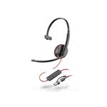 Poly Blackwire 3210 náhlavní souprava, USB-C/A adaptér, mono