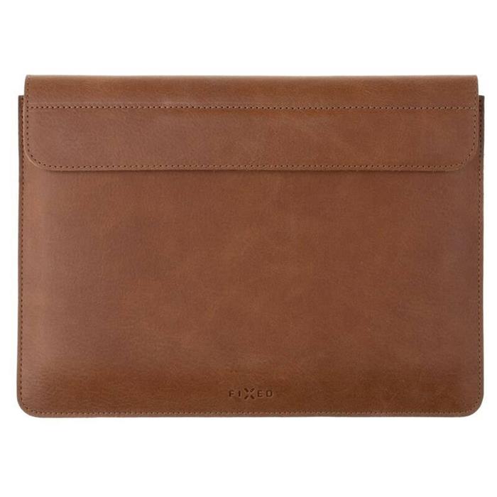 Pouzdro FIXED Oxford kožené hnědé, Apple MacBook Pro 14" 2021/2024