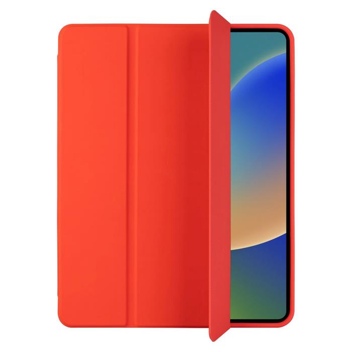 Pouzdro FIXED Padcover+ pro Apple iPad Air 13" (2024/2025) se stojánkem a pouzdrem pro Pencil, červené