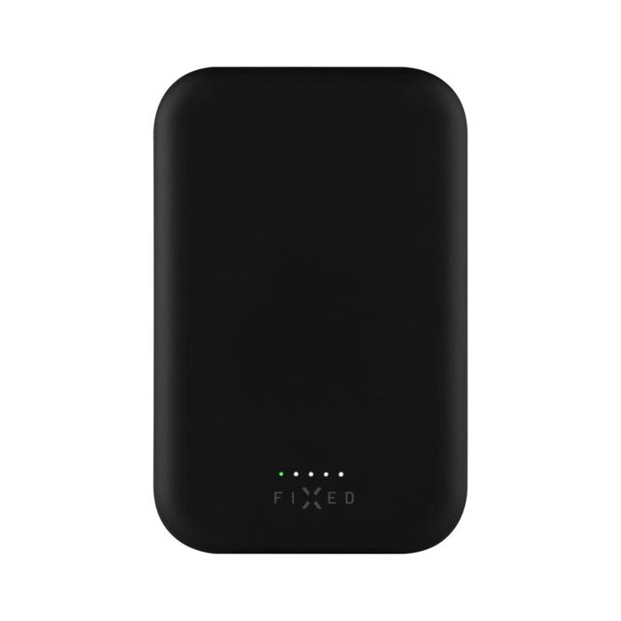Powerbanka FIXED MagZen (2nd gen.) s bezdrátovým nabíjením a podporou MagSafe, 10 000 mAh, černá