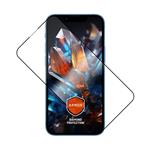 Prémiové ochranné tvrzené sklo FIXED Armor s aplikátorem pro Apple iPhone 13 Mini, černé
