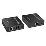 PremiumCord 4-port USB 3.0 extender po Cat5/Cat5e/Cat6 do 100m 