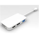 PremiumCord adaptér mini DisplayPort  -  DP + HDMI + DVI + VGA