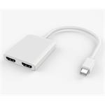 PremiumCord adaptér z mini DP ->  2x HDMI 1.4, rozšíření+zrcadlení
