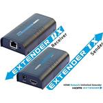 PremiumCord HDMI extender na 120m přes LAN,over IP, FullHD