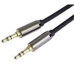 PremiumCord HQ stíněný kabel stereo Jack 3.5mm - Jack 3.5mm M/M 3m