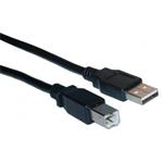 PremiumCord Kabel USB 2.0, A-B, 1m barva černá